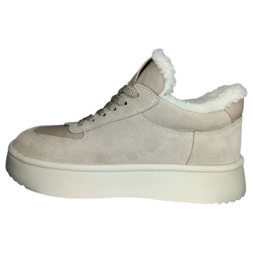 Кроссовки женские замшевые CAMELLIA 35/2 04 мех визона 