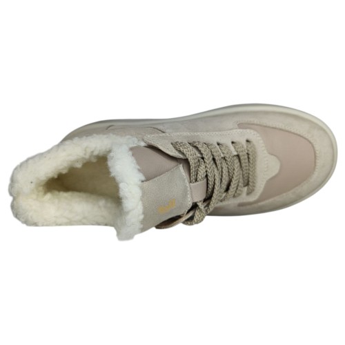 Кроссовки женские замшевые CAMELLIA 35/2 04 мех визона 