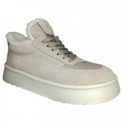 Кроссовки женские замшевые CAMELLIA 35/2 04 мех визона 