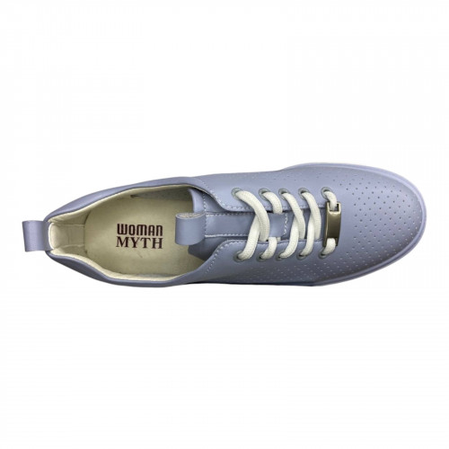 Мокасини жіночі шіряні BODRUM Z0003 блакитний