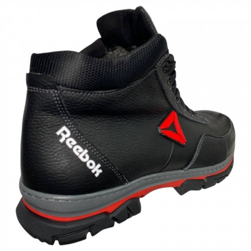 Черевики чоловічі шкіряні Big Foot RBK 2 чорні хутро