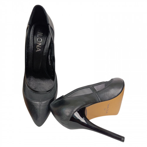 Туфли женские кожаные ILONA 771/35 01 черные