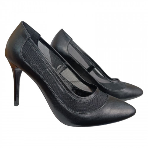 Туфли женские кожаные ILONA 771/35 01 черные