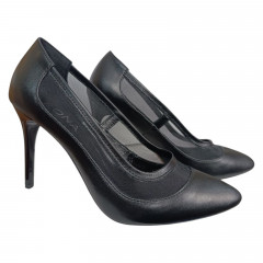 Туфли женские кожаные ILONA 771/35 01 черные 
