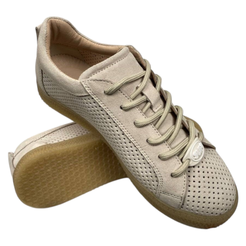 Кеди жіночі CAMELLIA 295/1 молочні замшеві