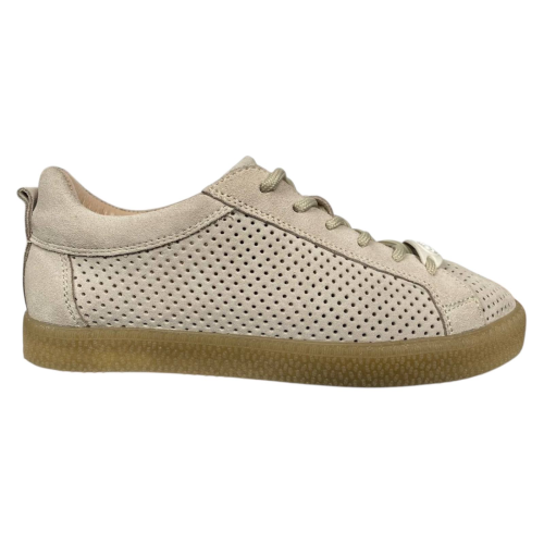 Кеди жіночі CAMELLIA 295/1 молочні замшеві