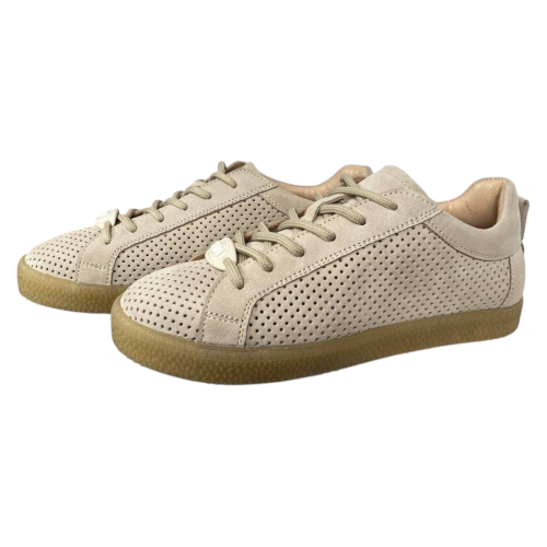 Кеди жіночі CAMELLIA 295/1 молочні замшеві