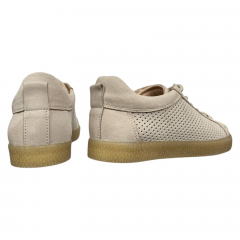 Кеды женские CAMELLIA 295/1 молочные замшевые.