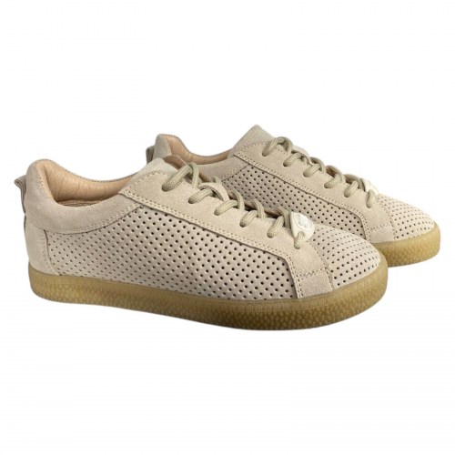 Кеди жіночі CAMELLIA 295/1 молочні замшеві