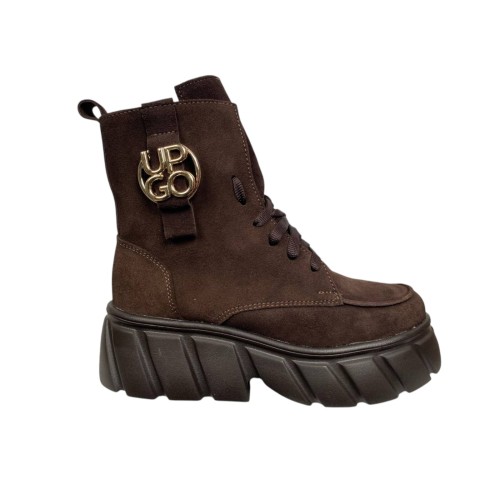 Черевики жіночі замшеві DINO RICHI 705 25 шоколадні хутро