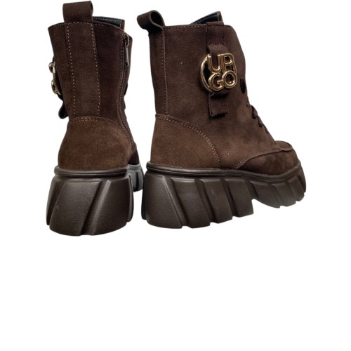 Черевики жіночі замшеві DINO RICHI 705 25 шоколадні хутро