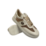 Кроссовки женские кожаные текстильные CAMELLIA 219 04 бежевые