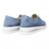 Кроссовки Женские кожаные PRELLESTA 2024 джинс 69/1