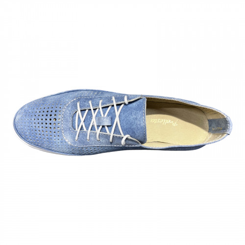 Кроссовки Женские кожаные PRELLESTA 2024 джинс 69/1