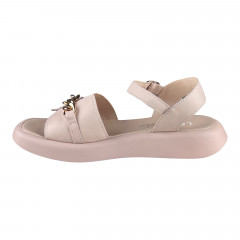 Босоножки Женские кожаные LEONI 030 06 пудра