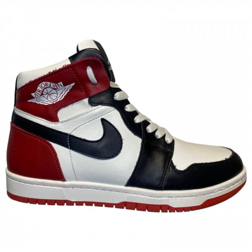 Кроссовки Мужские кожаные ENERGY 0213/140 AIR red кожа мех