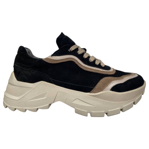 Кроссовки женские замшевые VLADEKS 1295 черные