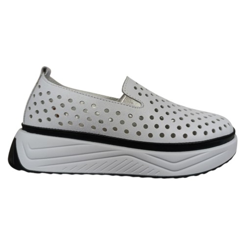 Лоферы женские ALLSY 200171 серые