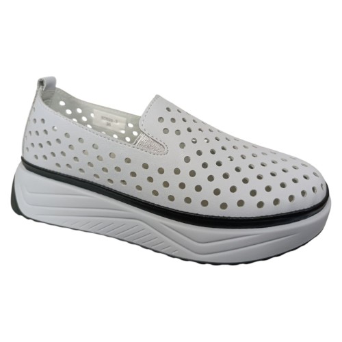 Лоферы женские ALLSY 200171 серые