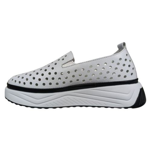 Лоферы женские ALLSY 200171 серые