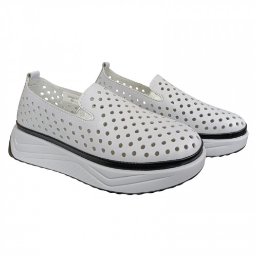 Лоферы женские ALLSY 200171 серые