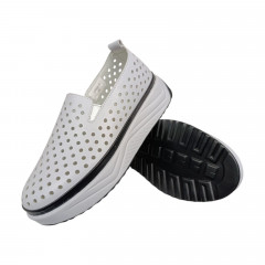 Лоферы женские ALLSY 200171 серые