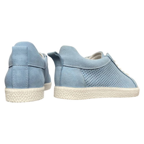 Кеды женские голубые замшевые CAMELLIA 295/1