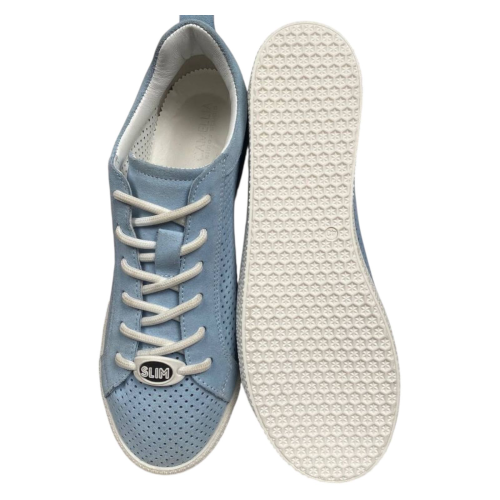 Кеды женские голубые замшевые CAMELLIA 295/1