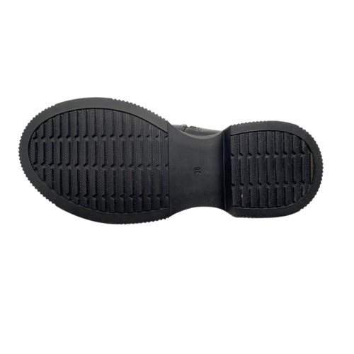 Черевики жіночі шкіряні BLESSO 25 15 чорні хутро