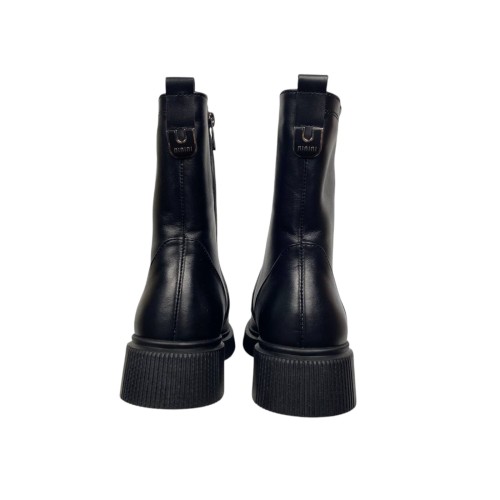 Черевики жіночі шкіряні BLESSO 25 15 чорні хутро