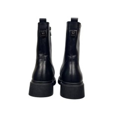 Черевики жіночі шкіряні BLESSO 25 15 чорні хутро