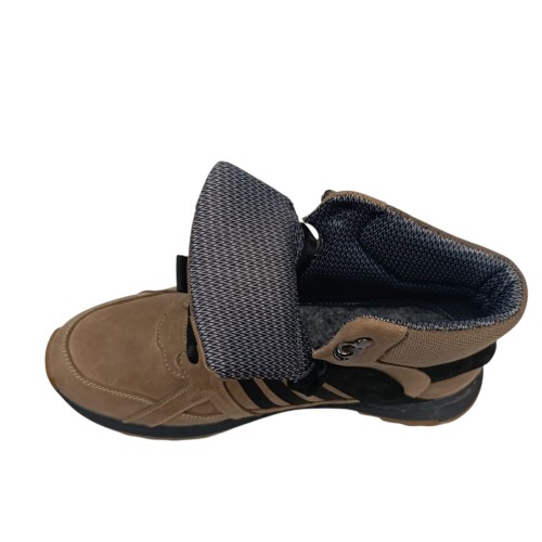 Черевики чоловічі шкіряні DENAR A73 04 бежеві термо гортекс