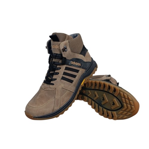 Черевики чоловічі шкіряні DENAR A73 04 бежеві термо гортекс