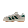 Кеди жіночі замшеві adidas campus B858-21 беж-зелені