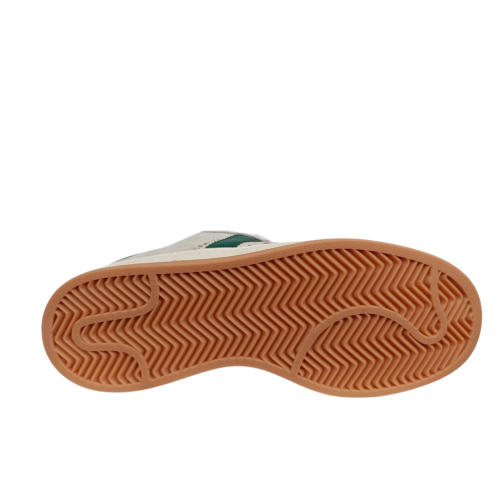 Кеди жіночі замшеві adidas campus B858-21 беж-зелені