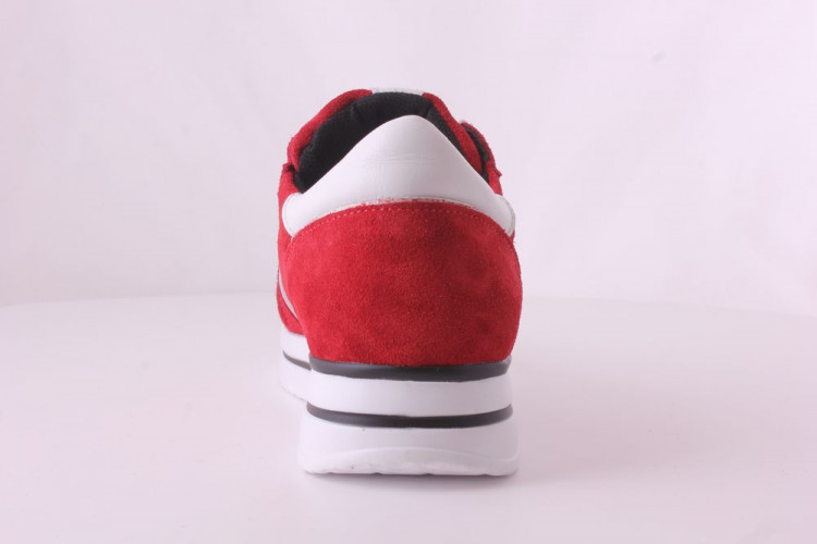 Кроссовки Женские кожаные URBAN 821 красный замш