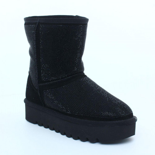 Угги Женские замшевые G-STYLE 9928-1 черный