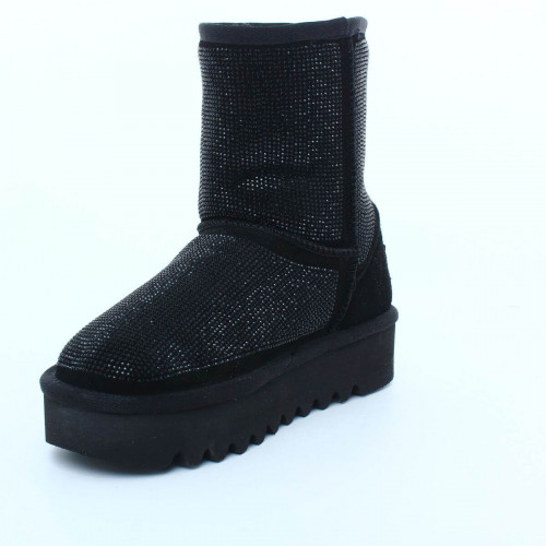 Угги Женские замшевые G-STYLE 9928-1 черный