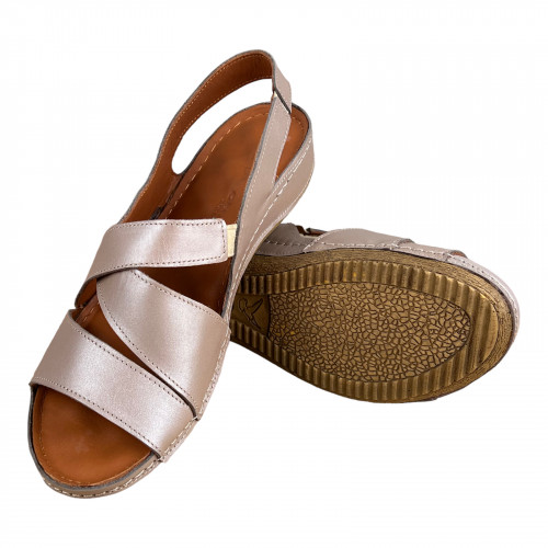 Босоножки Женские кожаные Paloma 7073 vizon