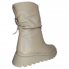 Чоботи жіночі шкіряні CAMELLIA M22 візон хутро