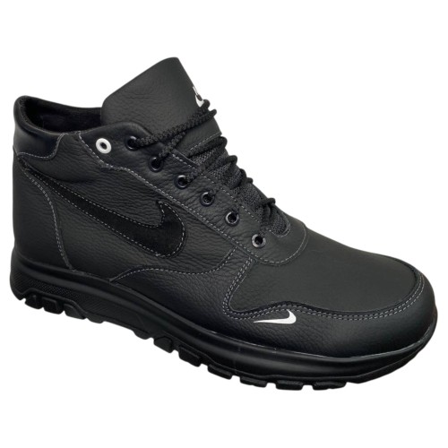 Кроссовки мужские кожаные GULLIVER М12 01 черный мех