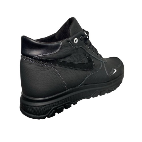 Кроссовки мужские кожаные GULLIVER М12 01 черный мех