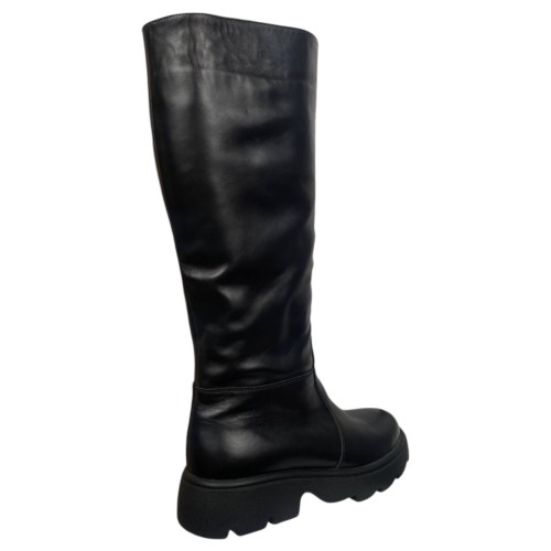 Чоботи жіночі шкіряні TIFANI ST160 чорні байка