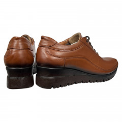 Туфли женские кожаные VIOLETA 2029 48 светло коричневые рыжие 