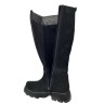 Чоботи жіночі замшеві DINO RICHI 1410 труба чорні