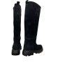 Чоботи жіночі замшеві DINO RICHI 1410 труба чорні
