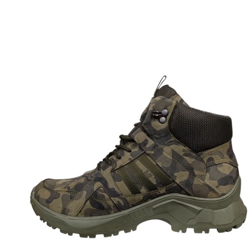 Черевики чоловічі шкіряні DENAR A73 хакі  термо гортекс