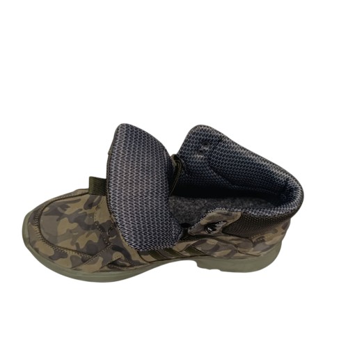 Черевики чоловічі шкіряні DENAR A73 хакі  термо гортекс