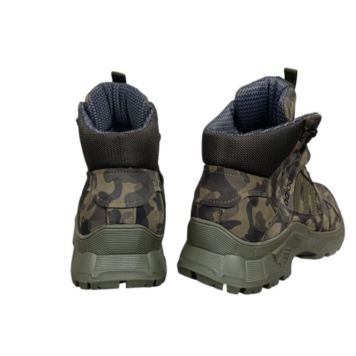 Черевики чоловічі шкіряні DENAR A73 хакі  термо гортекс