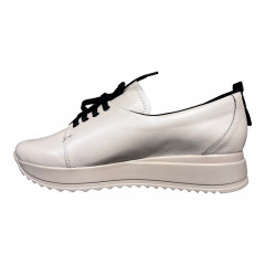 Кроссовки Женские кожаные MADAM 2243 кожаная пудра